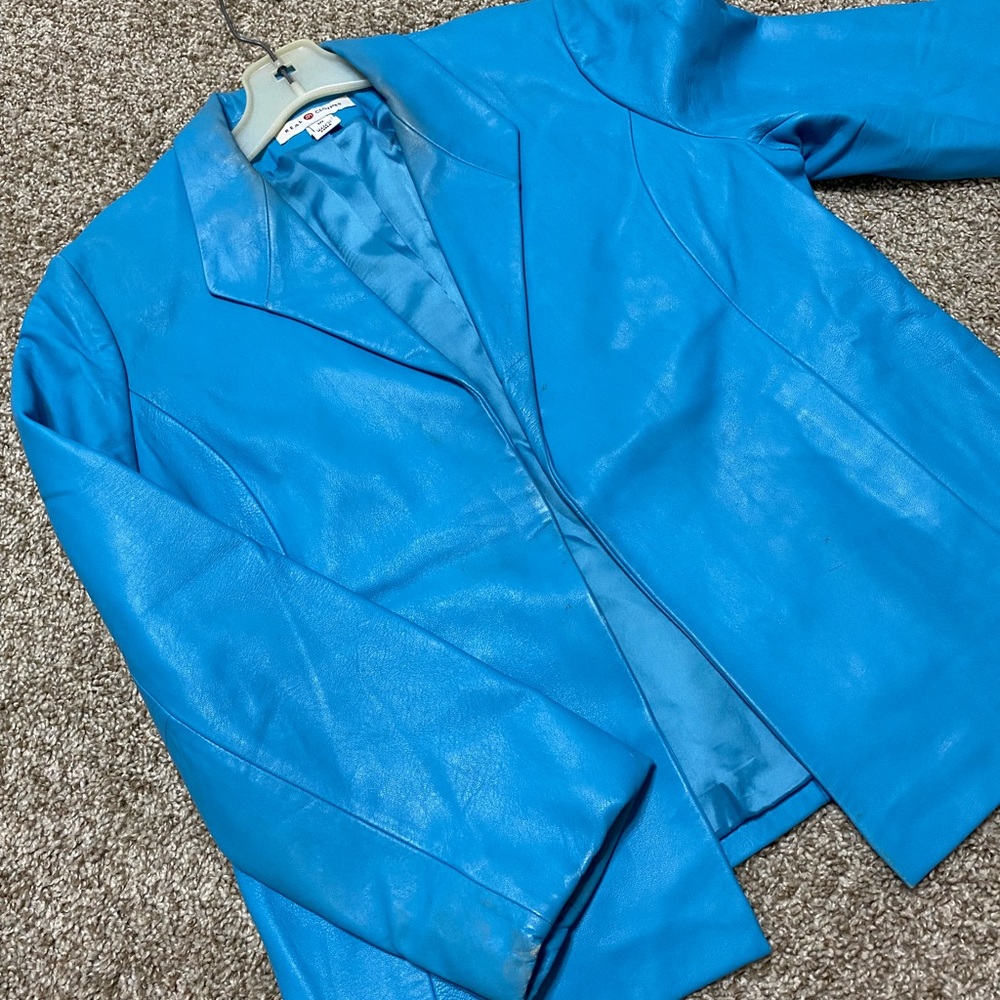Women’s Size 10 Real Clothes Leather Suit Jacket